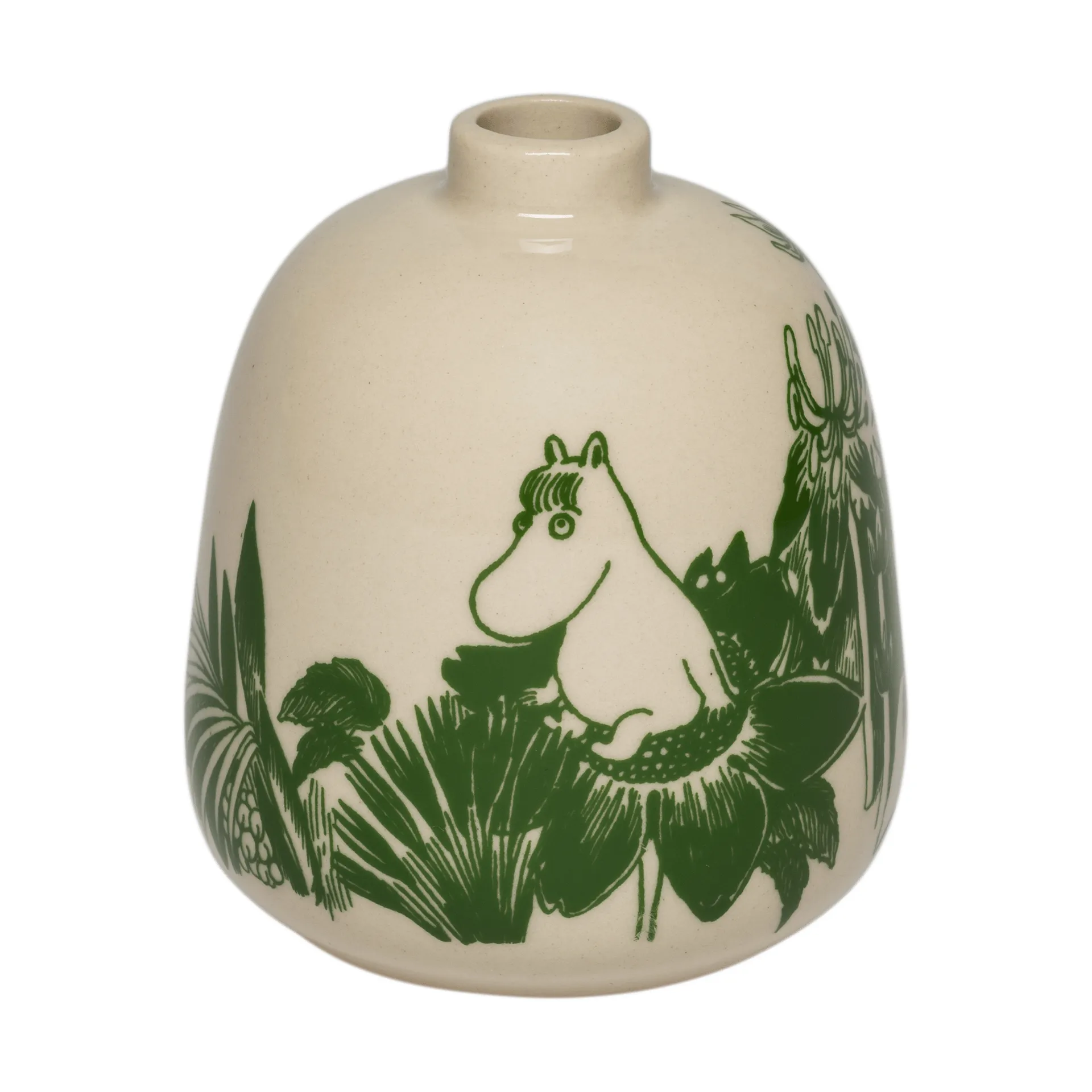 Mystikens skog Mumin Vase, Grün, 8,3 cm Moomin Arabia
