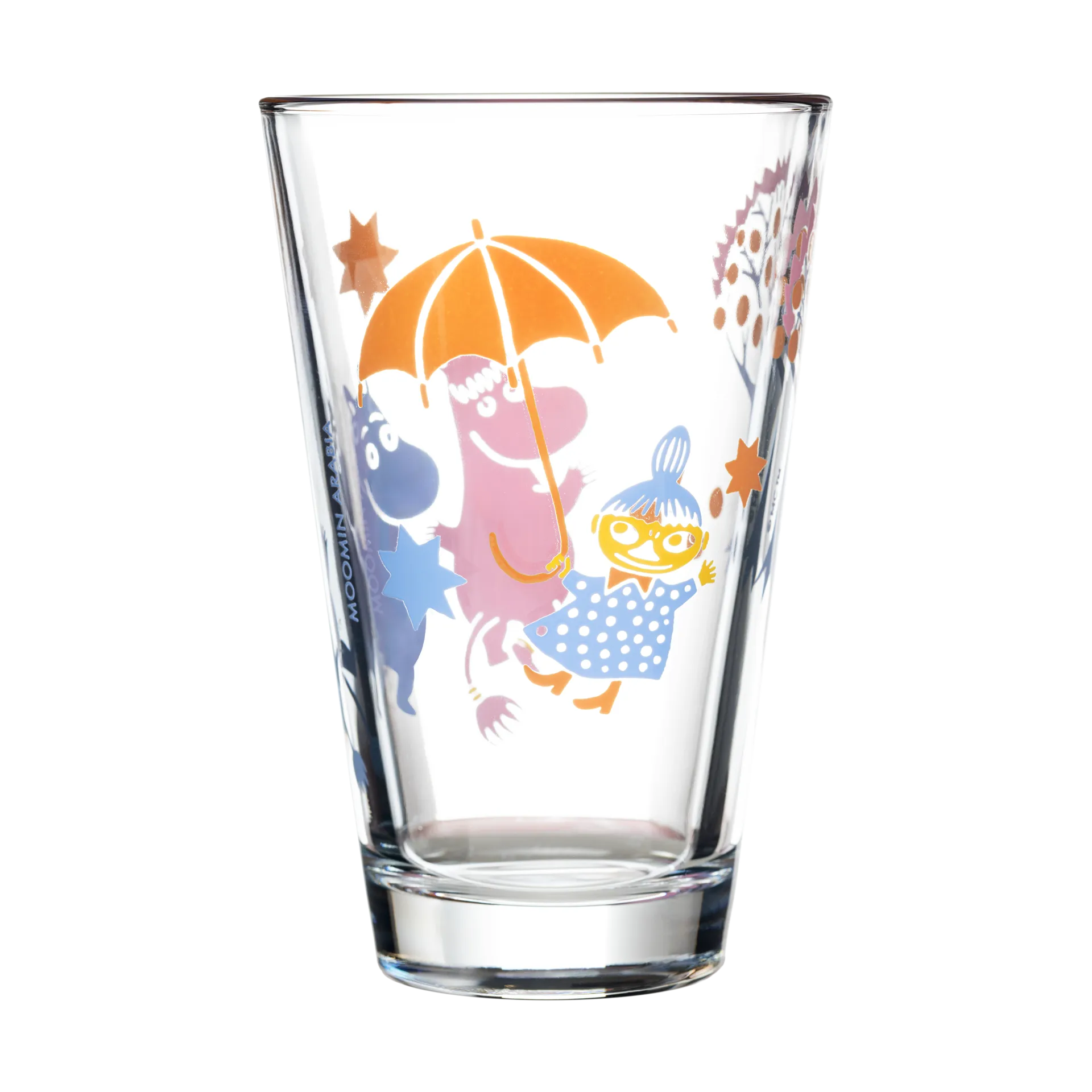 Party Mumin Glas 30cl 2-pack, Klar Moomin Arabia