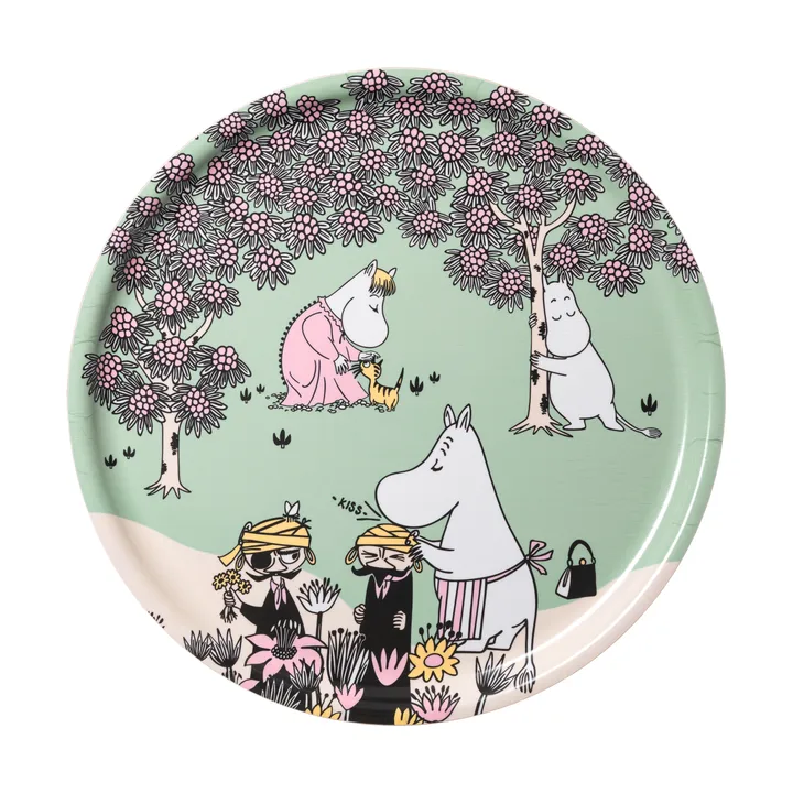 Rücksichtnahme Mumin Serviertablett - Ø35 cm - Moomin Arabia