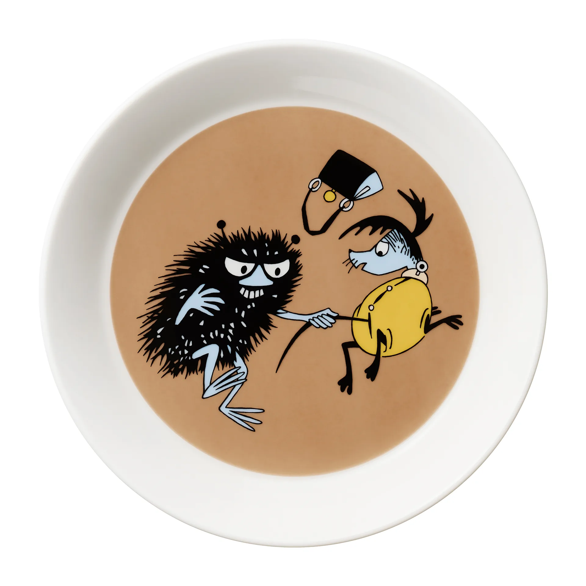 Stinky in action Mumin Teller, Braun Moomin Arabia