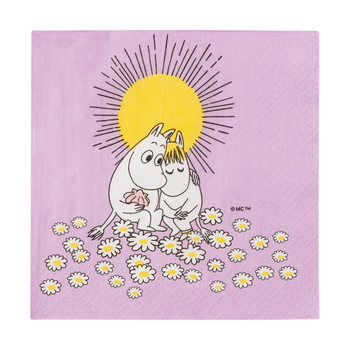 Sweethearts Mumin Papierserviette 33x33 cm - 20er-Pack - Moomin Arabia