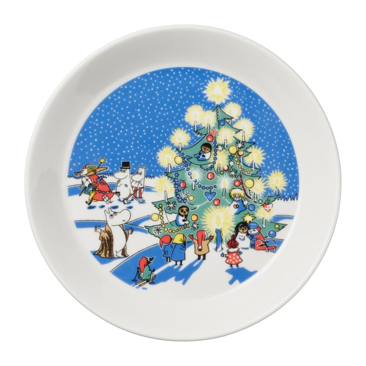 Teckning & Jul MuminTeller 2 Teile, Ø 19cm Moomin Arabia