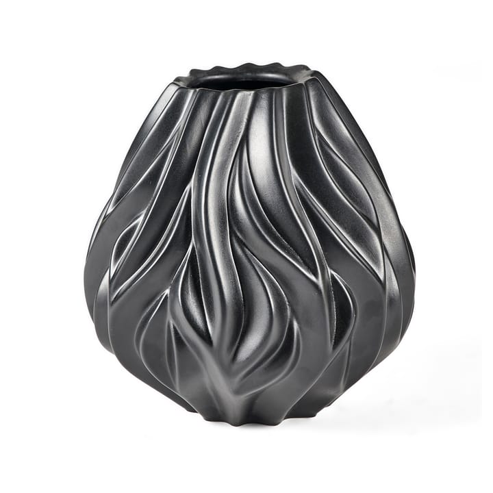 Flame Vase 19cm, Schwarz Morsø