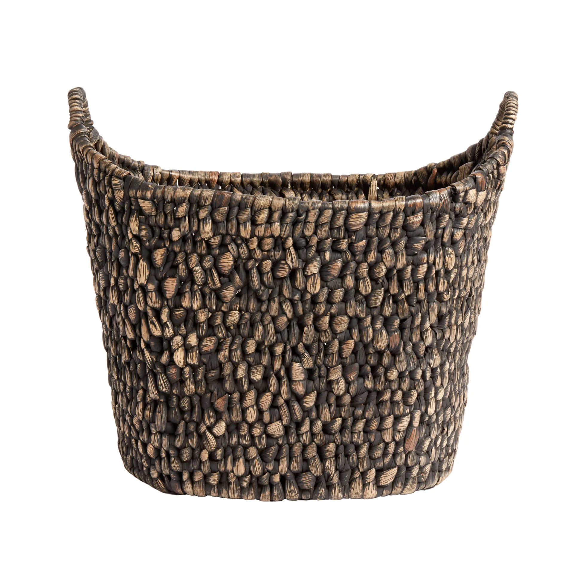 Basha Korb Ø42 cm, Wasserhyazinthe-schwarz MUUBS
