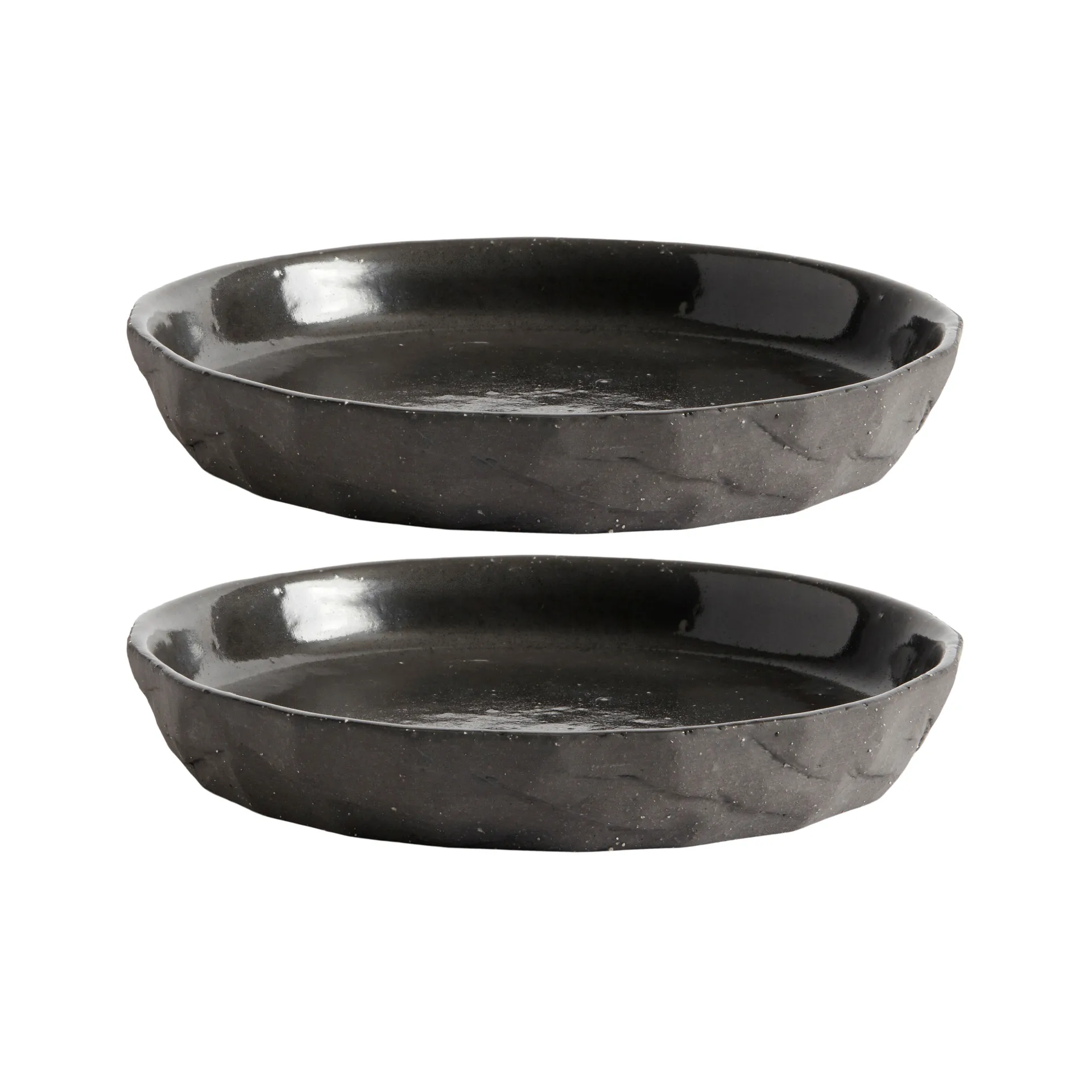 Kuri Teller Ø16cm 2er Pack, Stone MUUBS