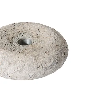 Luna Kerzenhalter - Grey, Ø13×4,8 cm - MUUBS