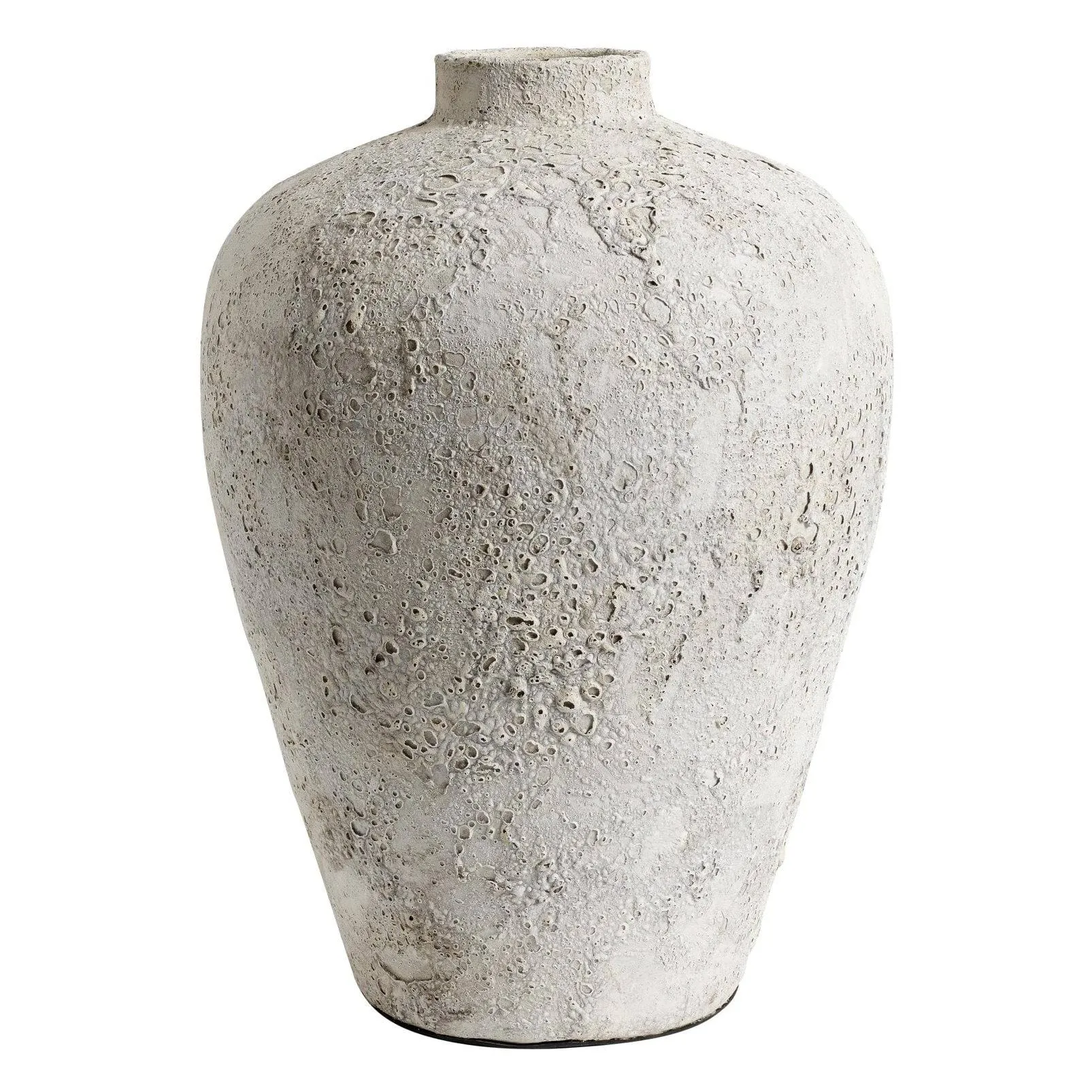 Luna Topf 40 cm, Grau-terrakotta MUUBS