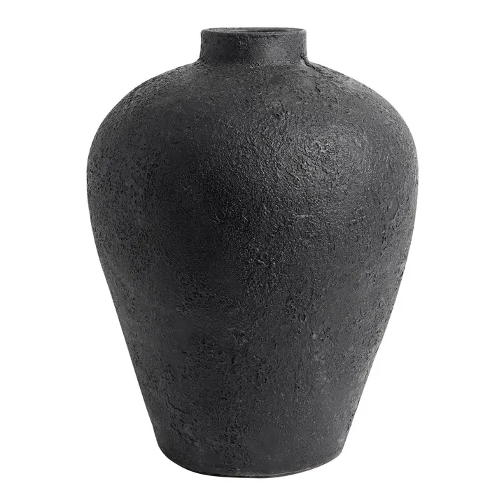 Luna Topf 40 cm - Schwarz-terrakotta - MUUBS