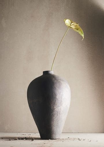 Memory Blumentopf-Vase 60 cm - Braun/graue Terrakotta - MUUBS