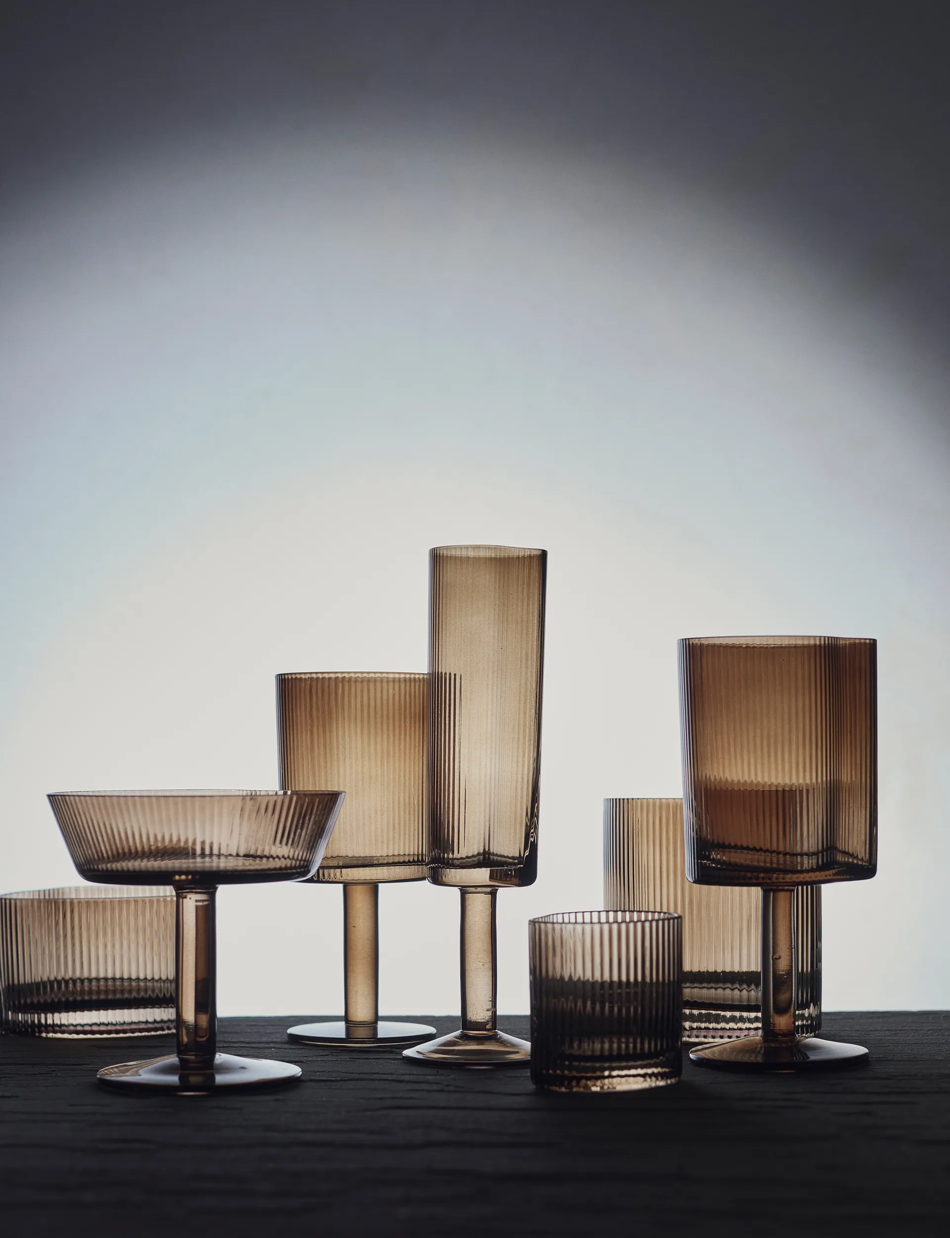 Ripe Rotweinglas 29,5 cl, Smoked brown MUUBS