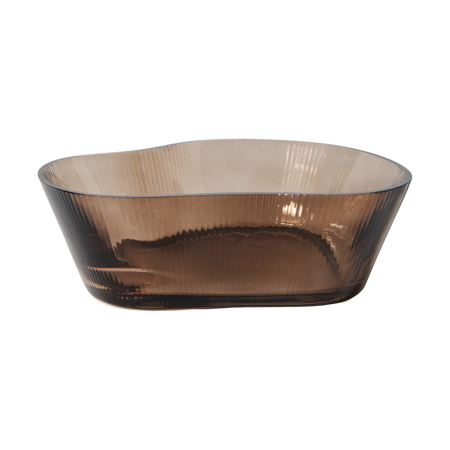 Ripe Schale, Smoked brown, Ø17,5x5 cm MUUBS