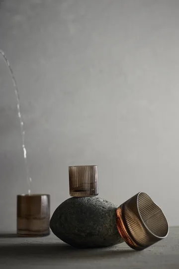 Ripe Trinkglas niedrig 20 cl - Smoked brown - MUUBS