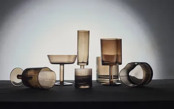 Ripe Wasserglas 39 cl - Smoked brown - MUUBS