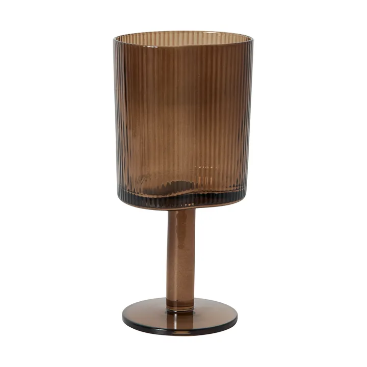 Ripe Weißweinglas 21 cl - Smoked brown - MUUBS