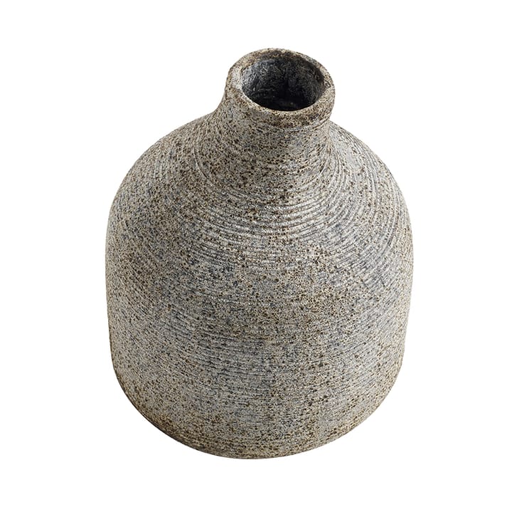 Stain Vase klein, Grau-braun MUUBS