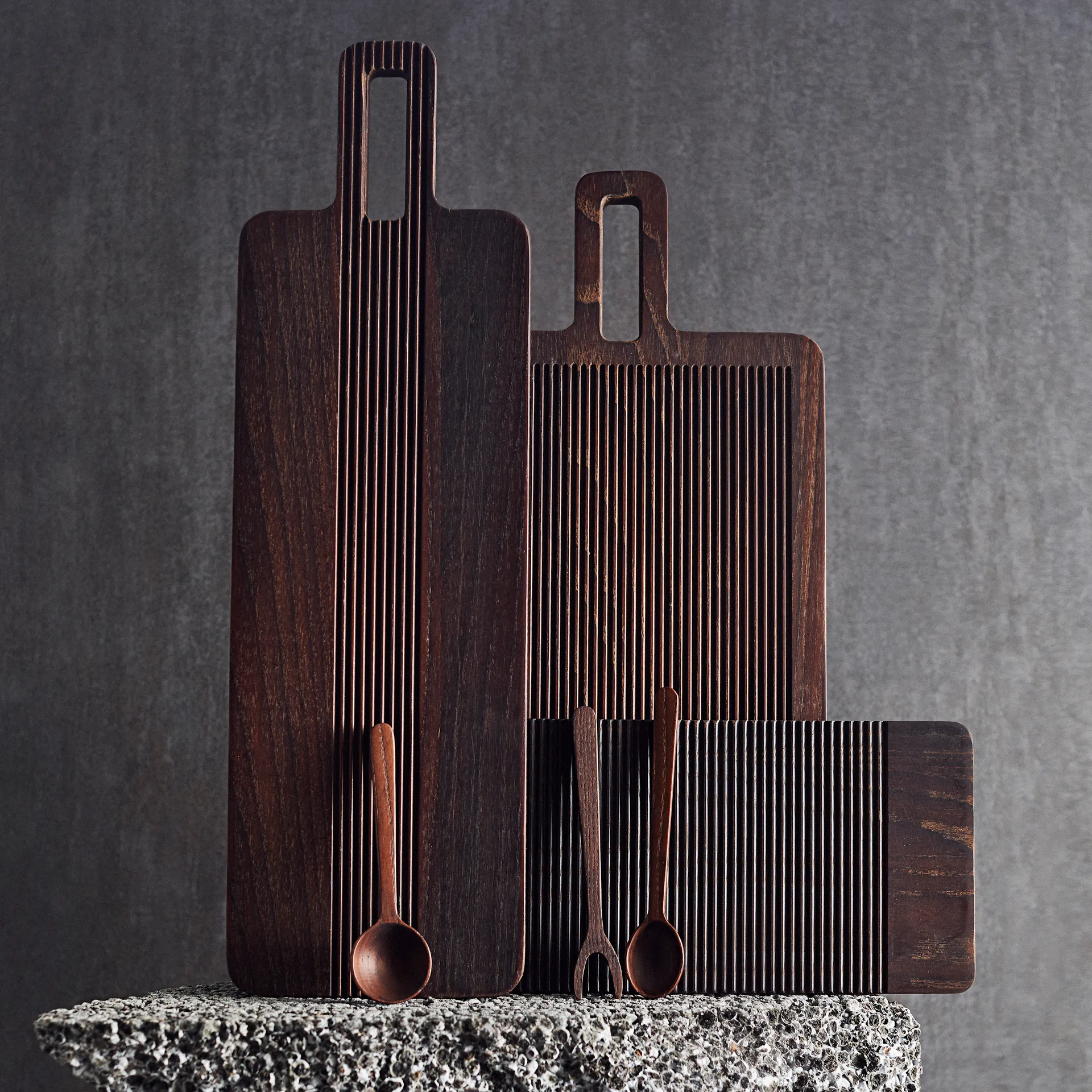 Yami Tapastablett 15 x 49cm, Braun MUUBS