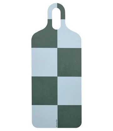 Checks & Stripes Tablett 13 x 33cm - Brown-pink-green - Muurla