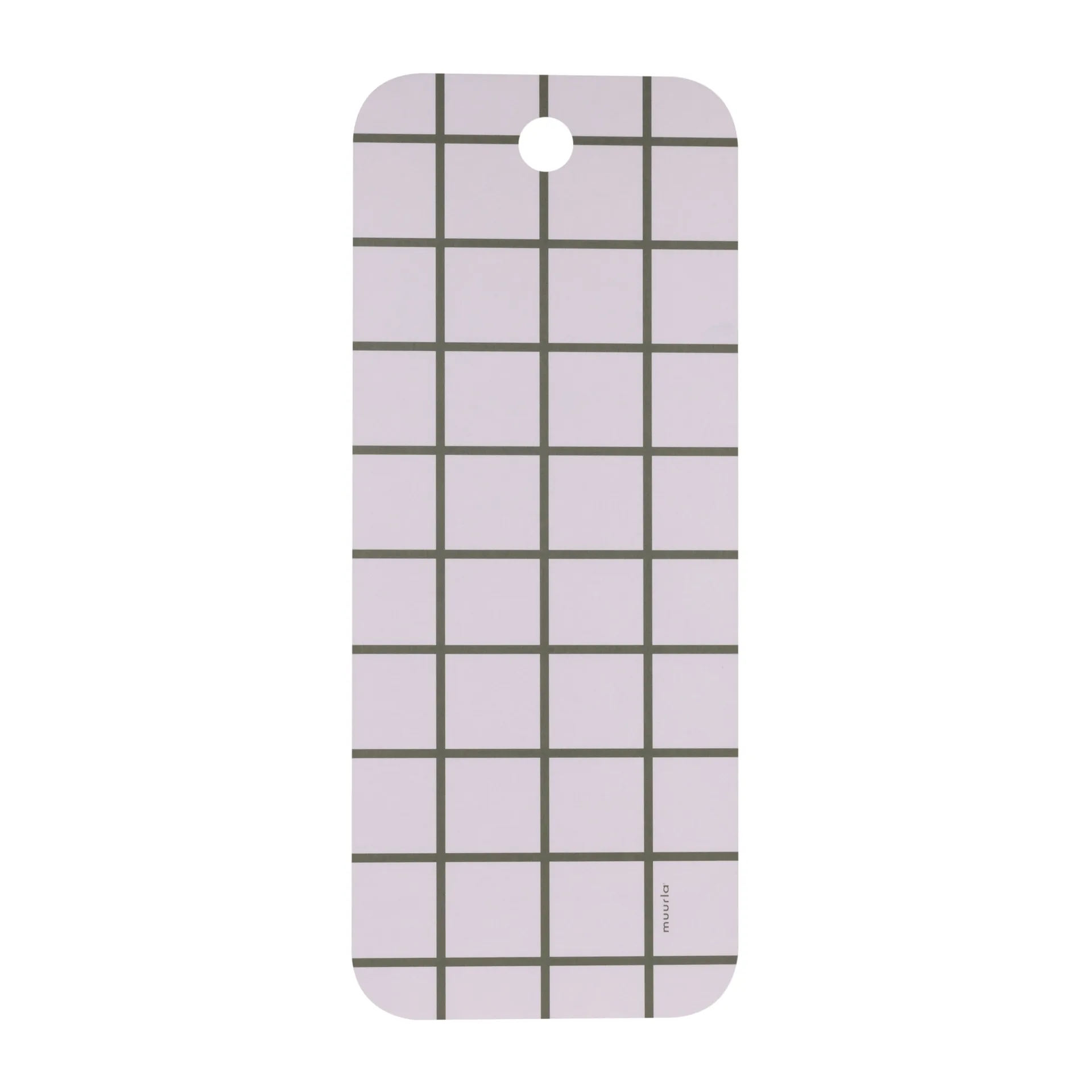 Checks & Stripes Tablett 18 x 44cm, Green-beige Muurla