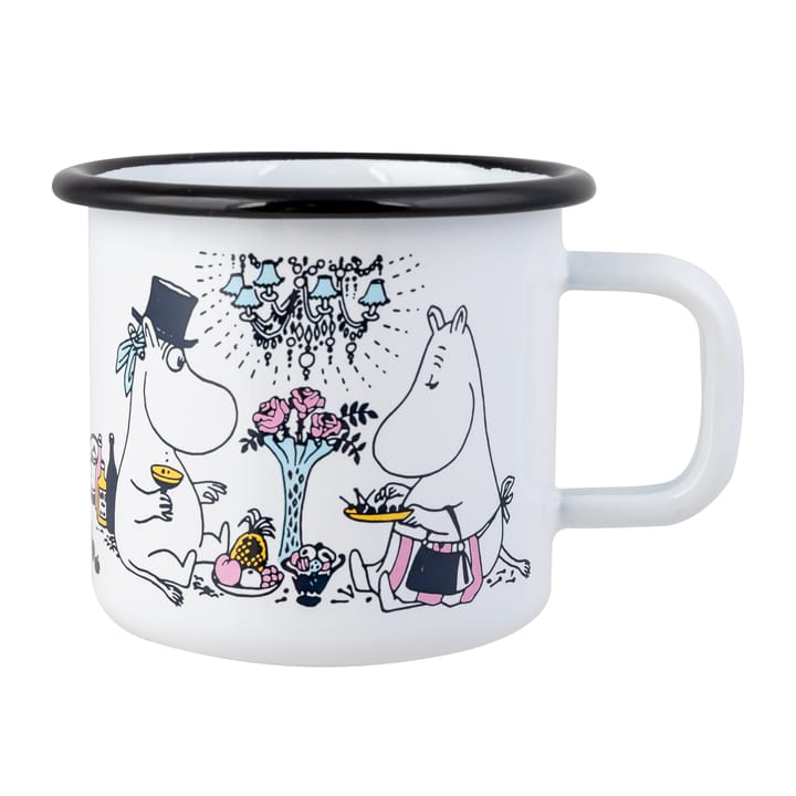 Date night Emaille Tasse 37cl, Multi Muurla