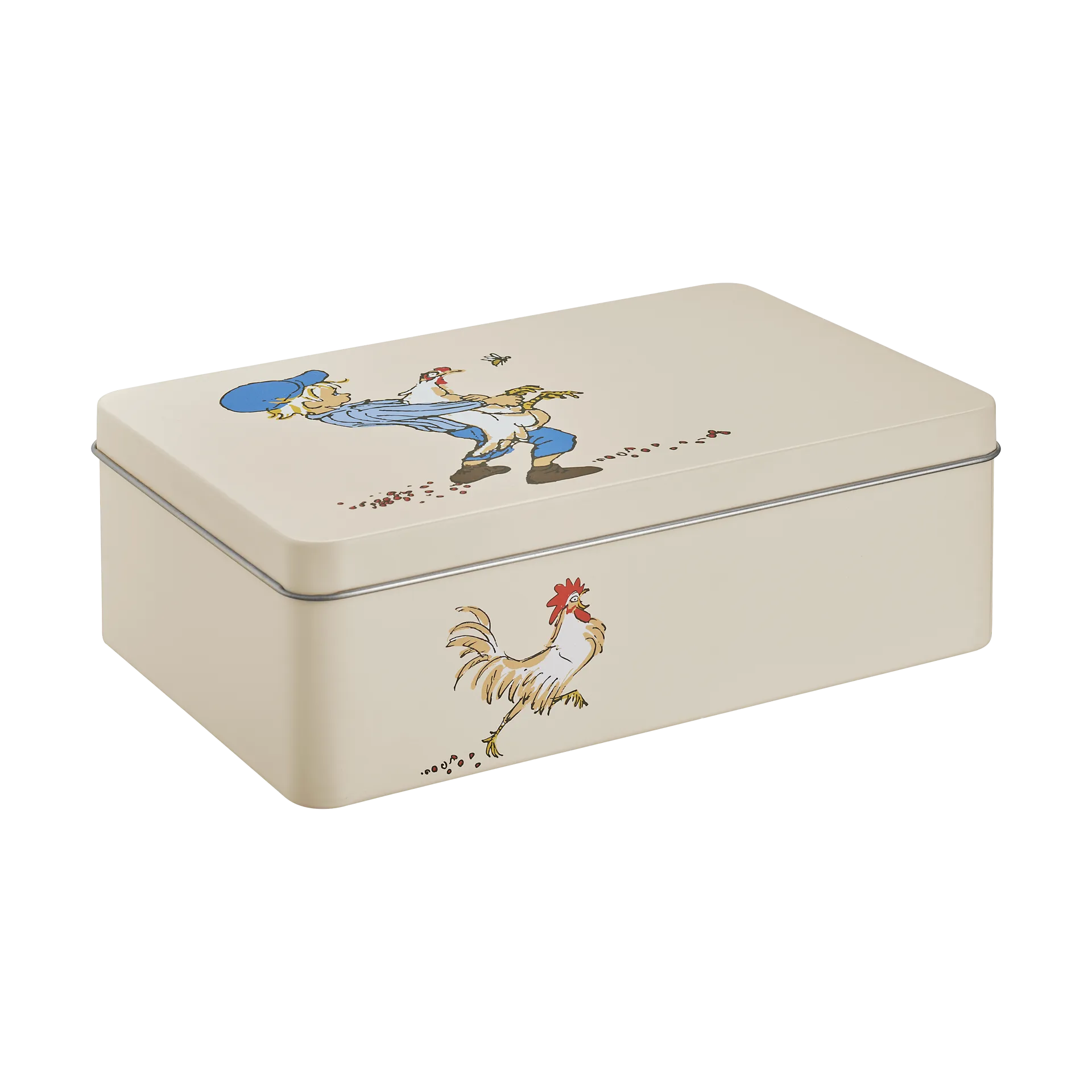 Emil Blechdose 18x12x6 cm, Cluck Cluck Muurla