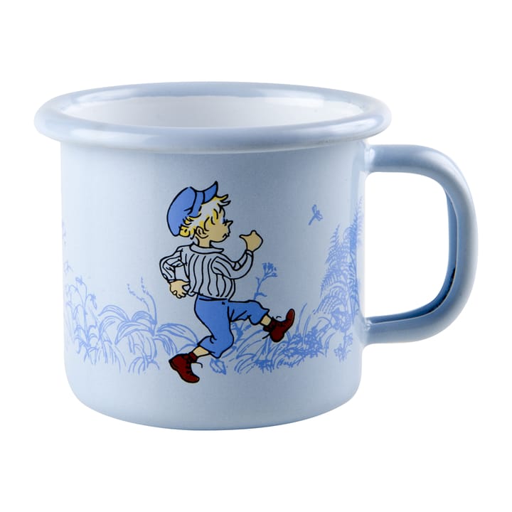 Emil blue Emaillierte Tasse 1,5 dl, Light Blue Muurla