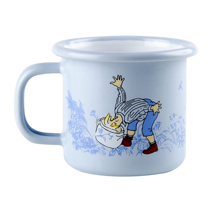 Emil blue Emaillierte Tasse 1,5 dl, Light Blue Muurla