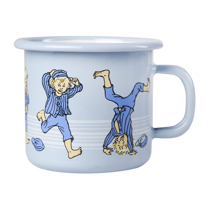 Emil blue Emaillierter Becher 2,5 dl, Light Blue Muurla