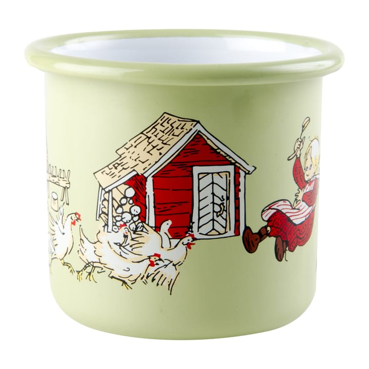 Emil & Ida Emaillierte Tasse 2,5 dl, Green Muurla