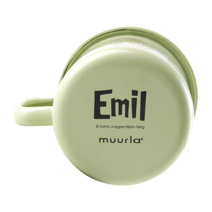 Emil & Ida Emaillierte Tasse 2,5 dl, Green Muurla
