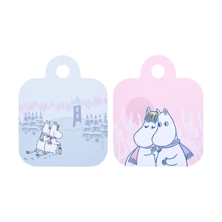 Frosty Day Mumin Chop & Serve Tablett - 20x25 cm - Muurla