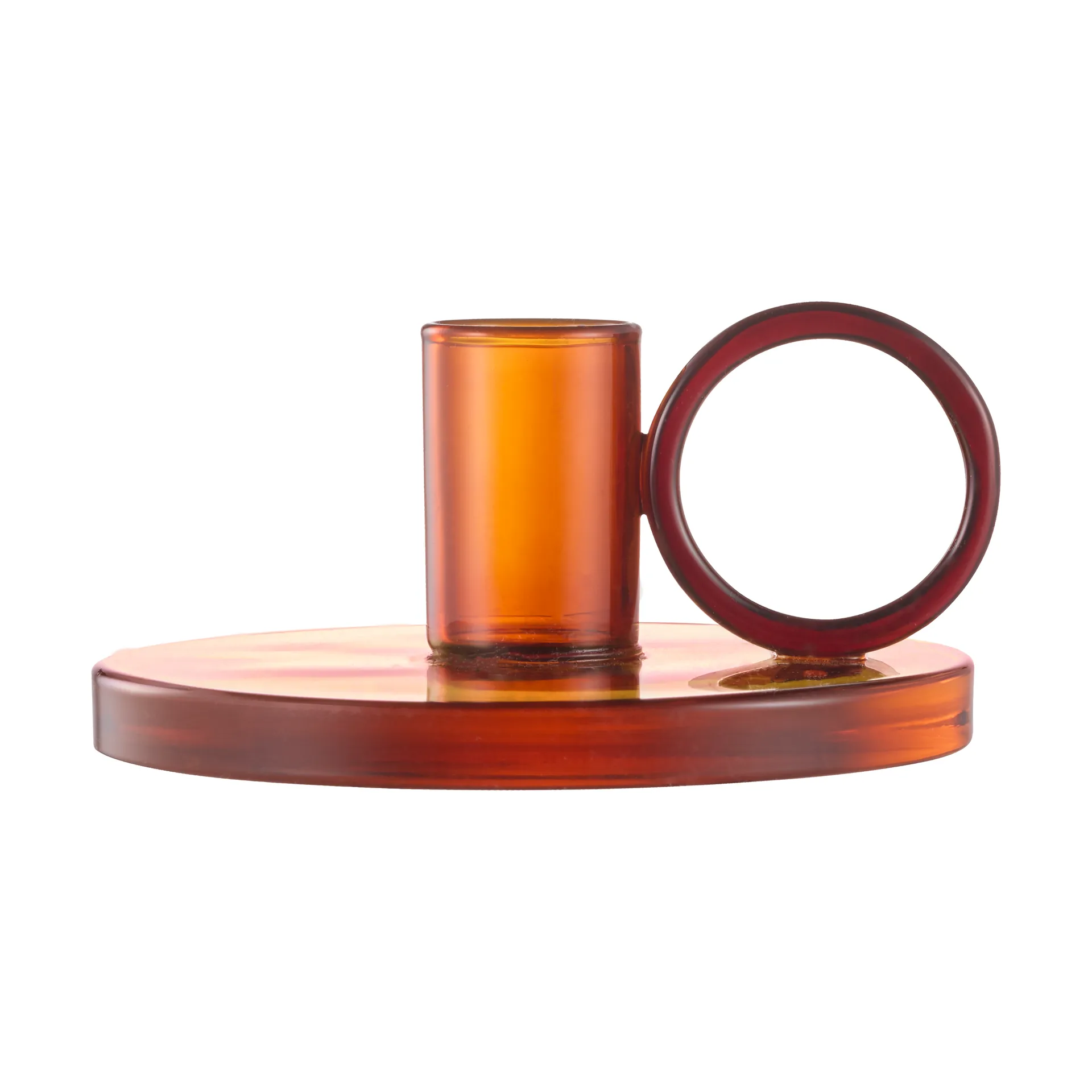 Loop Kerzenhalter Ø11 cm , Amber Muurla