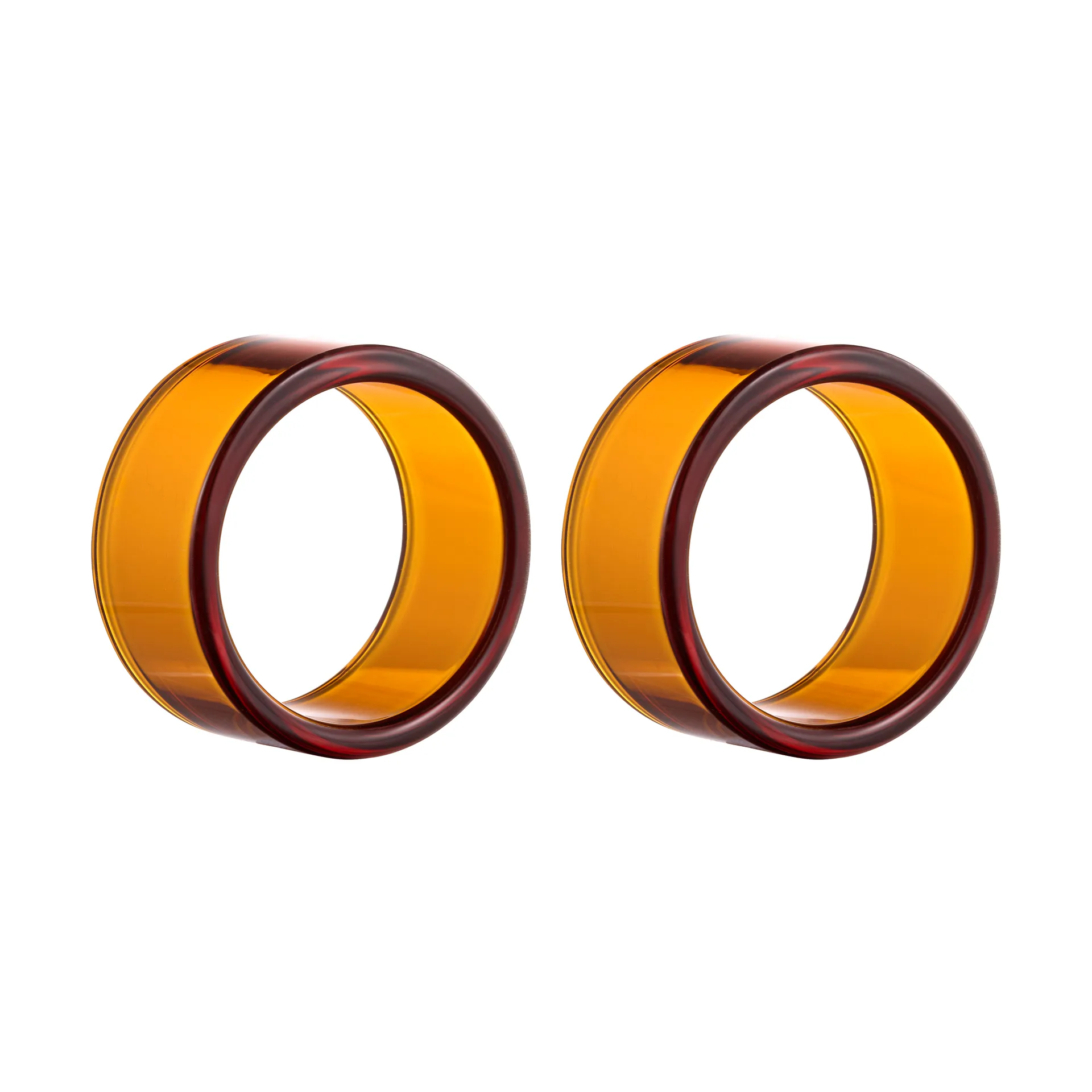 Loop Serviettenring 2-teilig, Amber Muurla