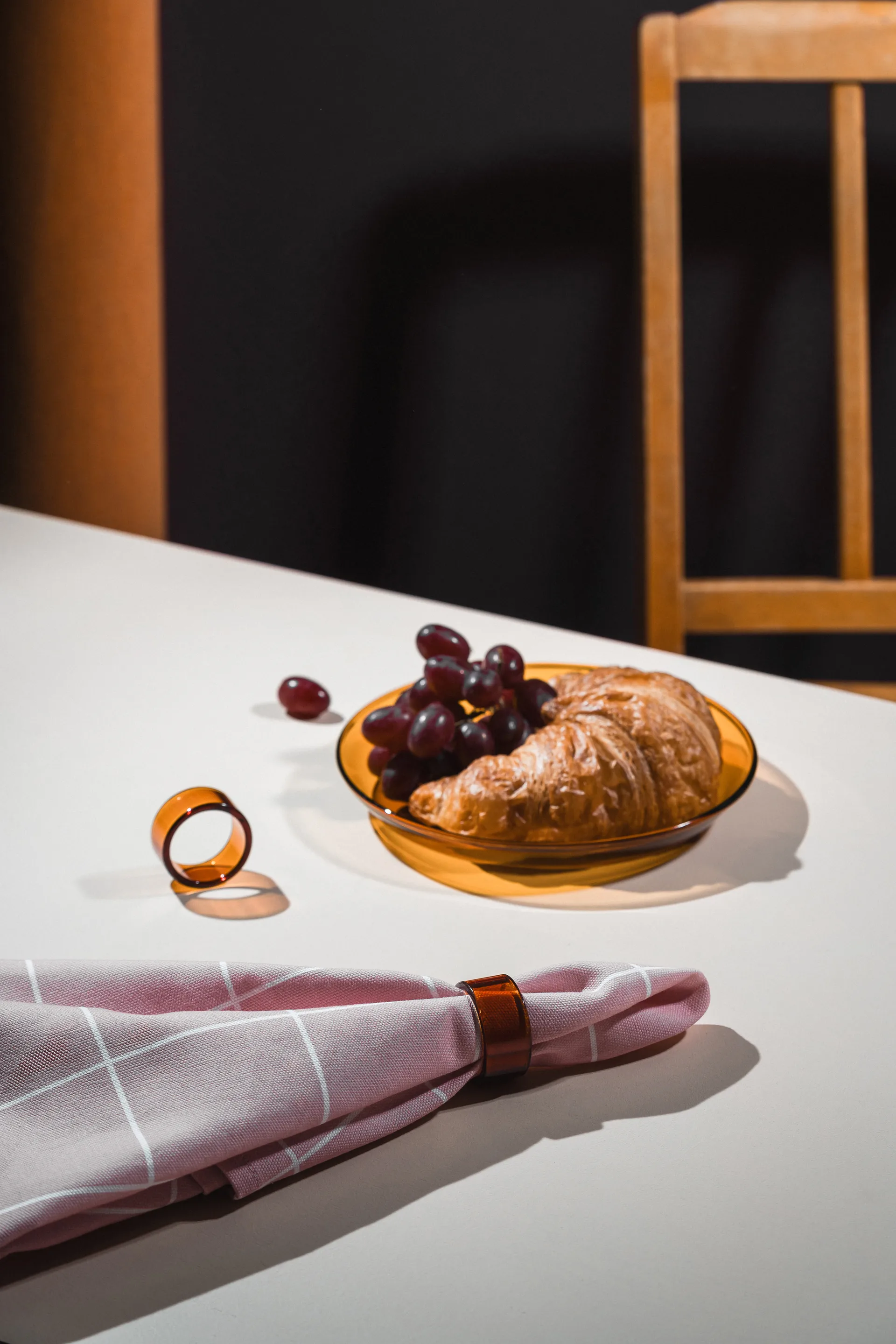 Loop Serviettenring 2-teilig, Amber Muurla