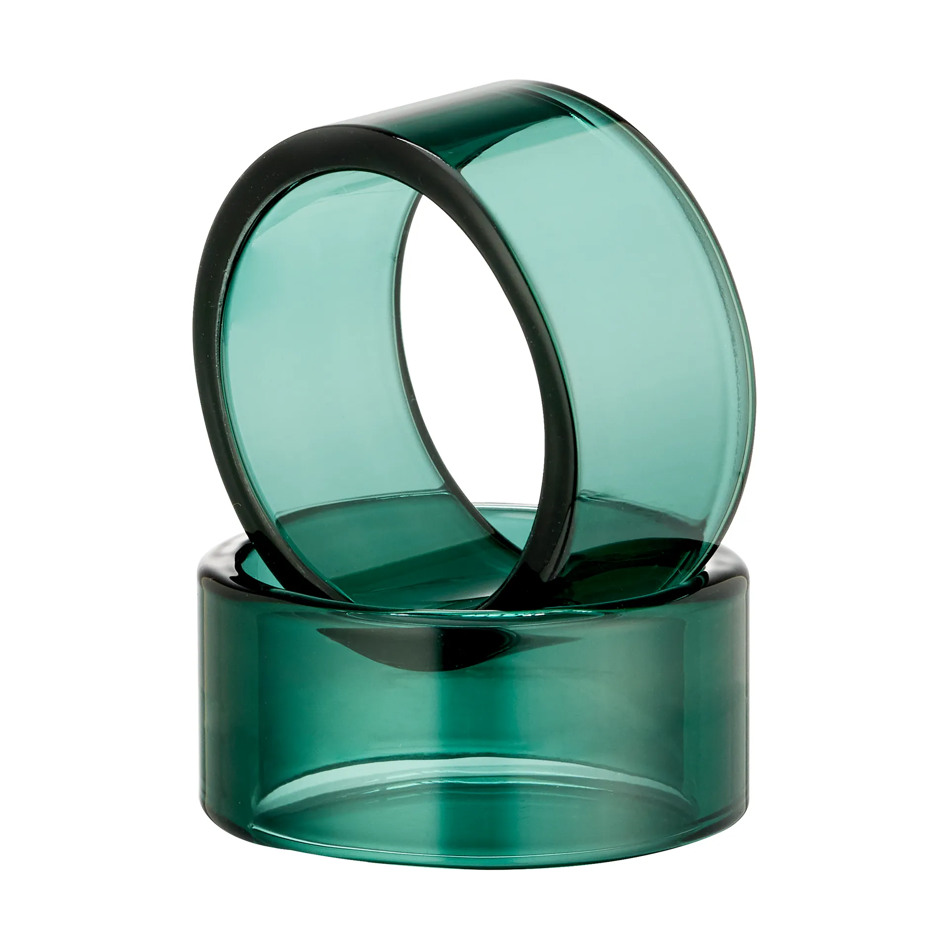 Loop Serviettenring 2-teilig, Teal Muurla