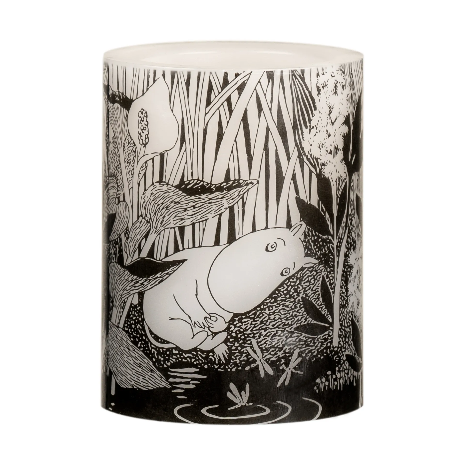 Moomin Blockkerze LED 10 cm, The pond Muurla