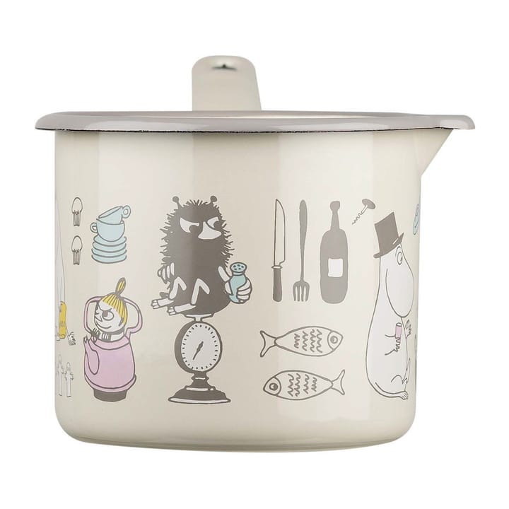 Moomin Bon Appétit Topf 1,3 Liter, Beige Muurla