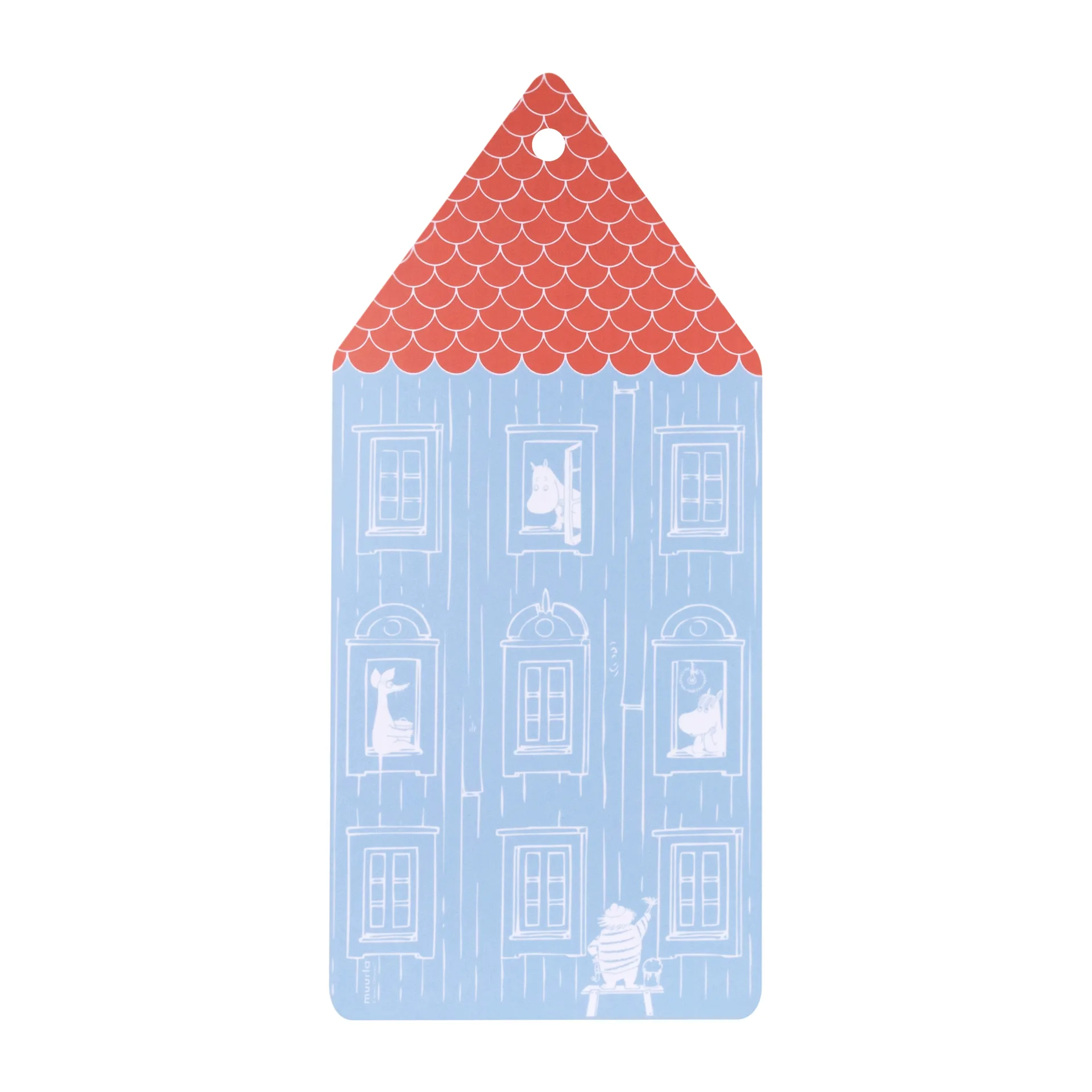 Moomin Chop & Serve Schneidebrett 20 x 44cm, Moominhouse Muurla