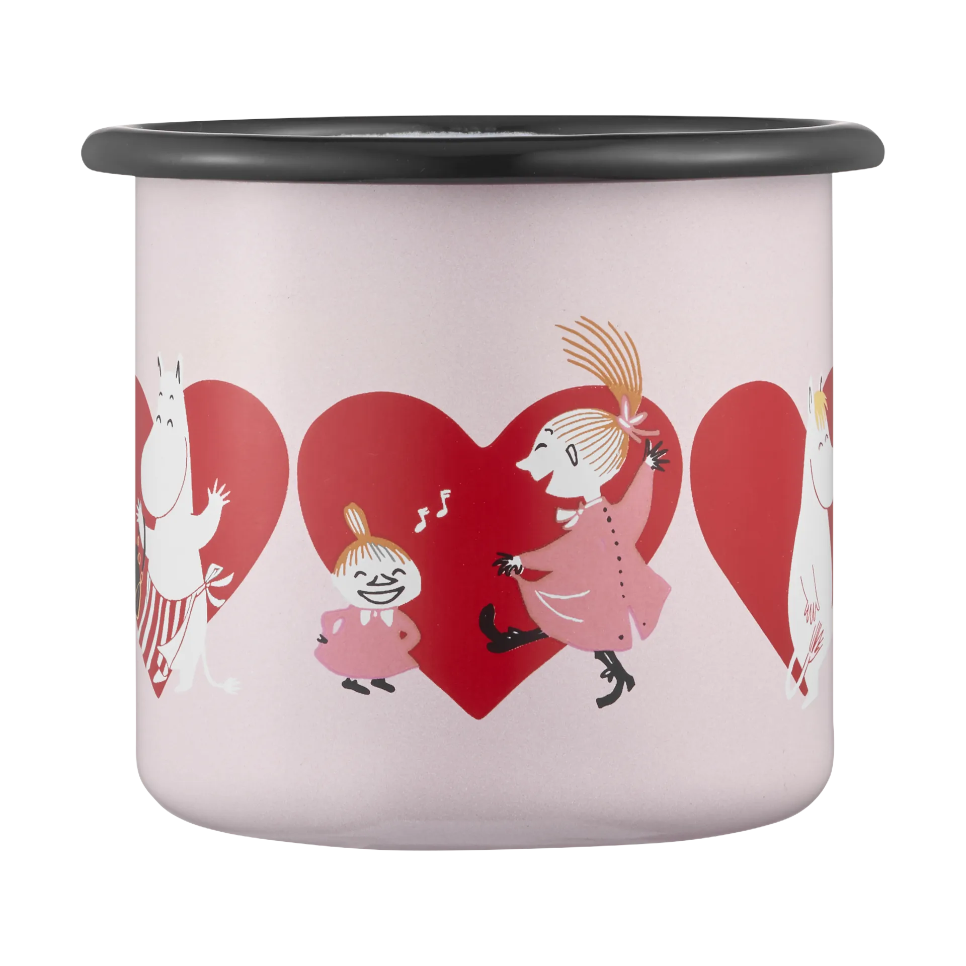 Moomin Emaille Tasse 25 cl, Heart Muurla