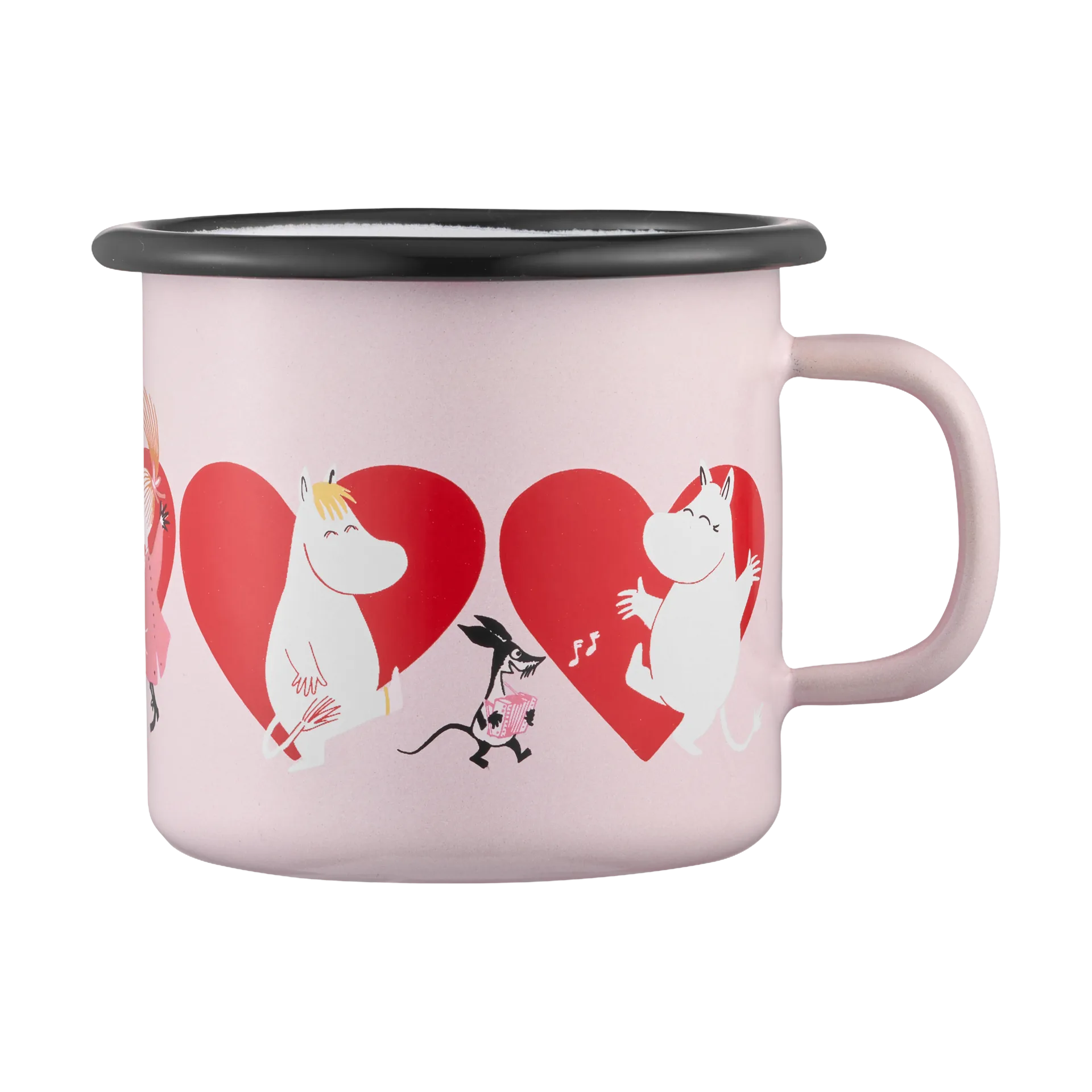 Moomin Emaille Tasse 25 cl, Heart Muurla
