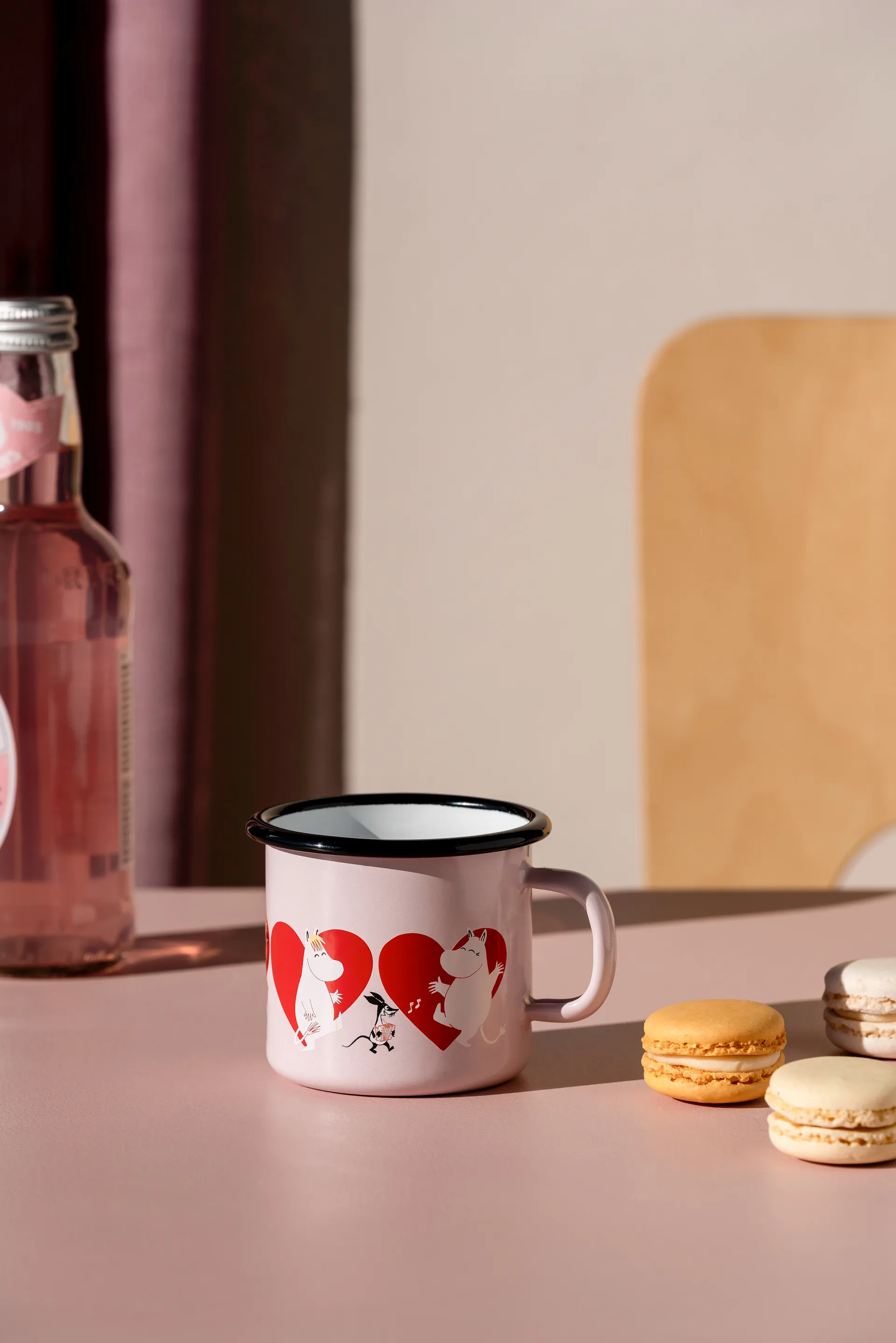 Moomin Emaille Tasse 25 cl, Heart Muurla
