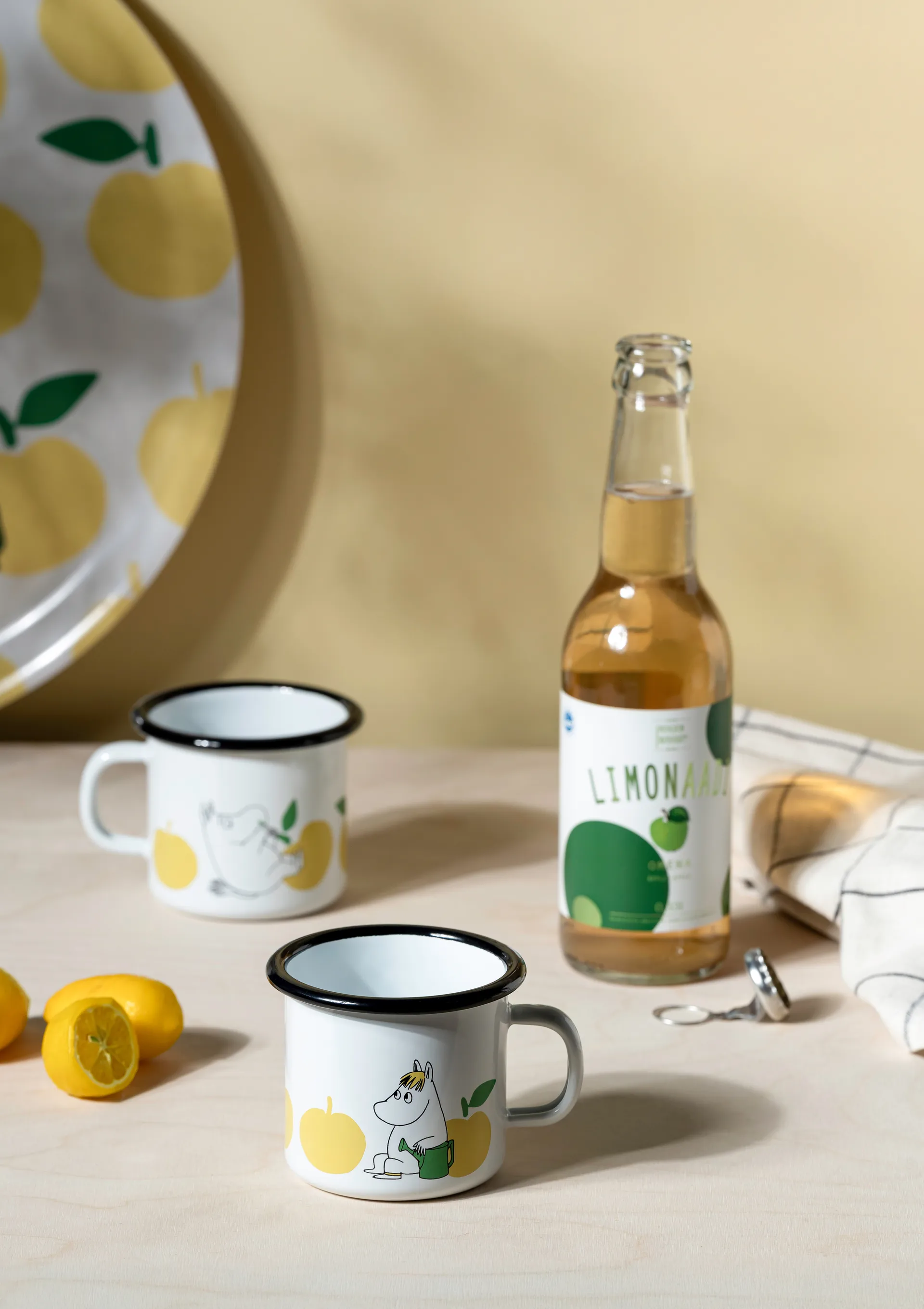 Moomin Emaille Tasse 25 cl, Joyfull Apples Muurla