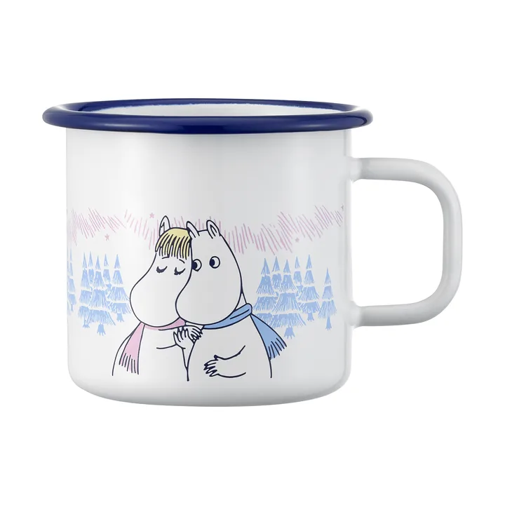 Moomin Emaille Tasse 37 cl - Frosty Day - Muurla