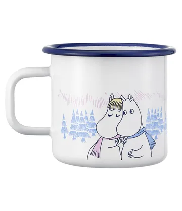 Moomin Emaille Tasse 37 cl - Frosty Day - Muurla