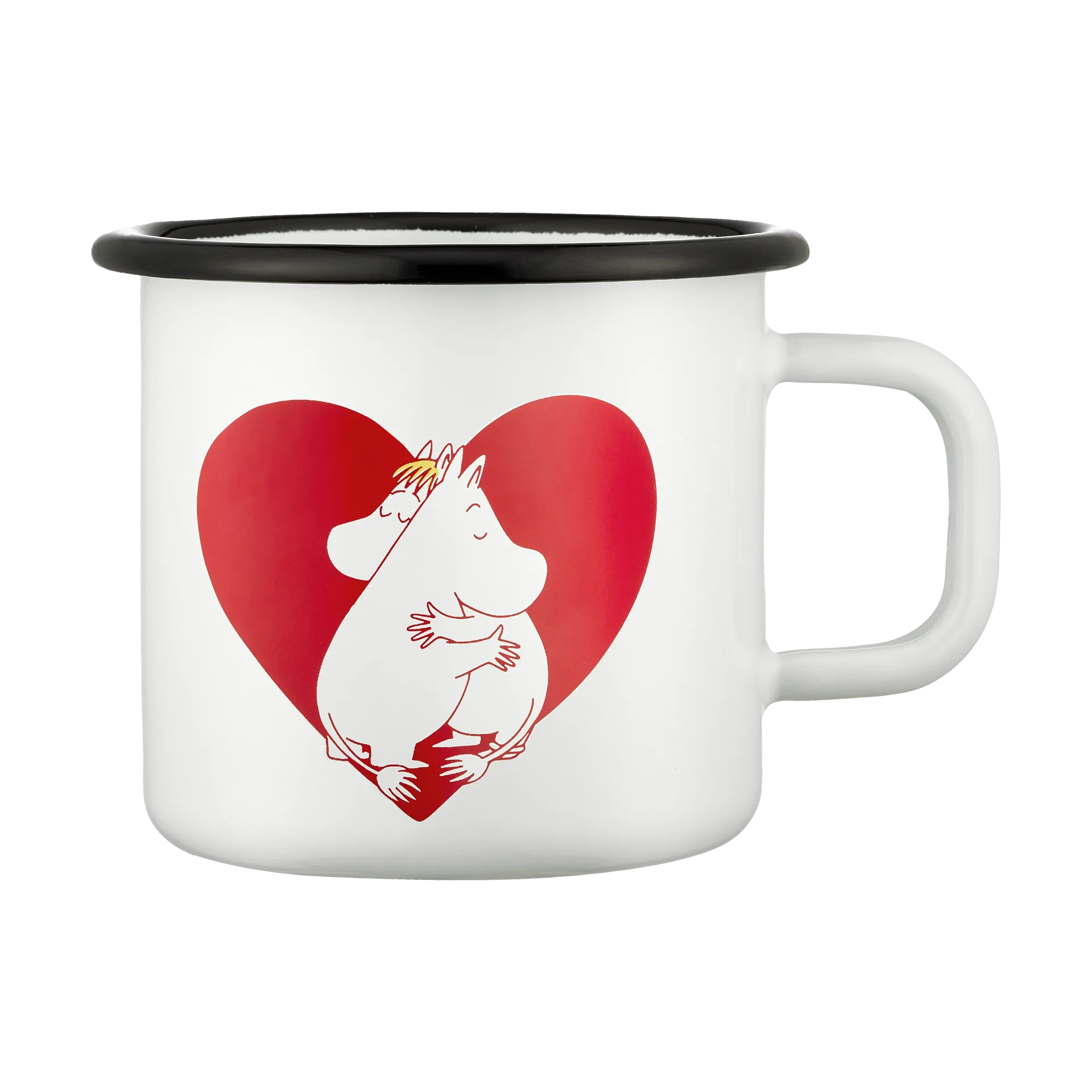 Moomin Emaille Tasse 37 cl, Heart Muurla