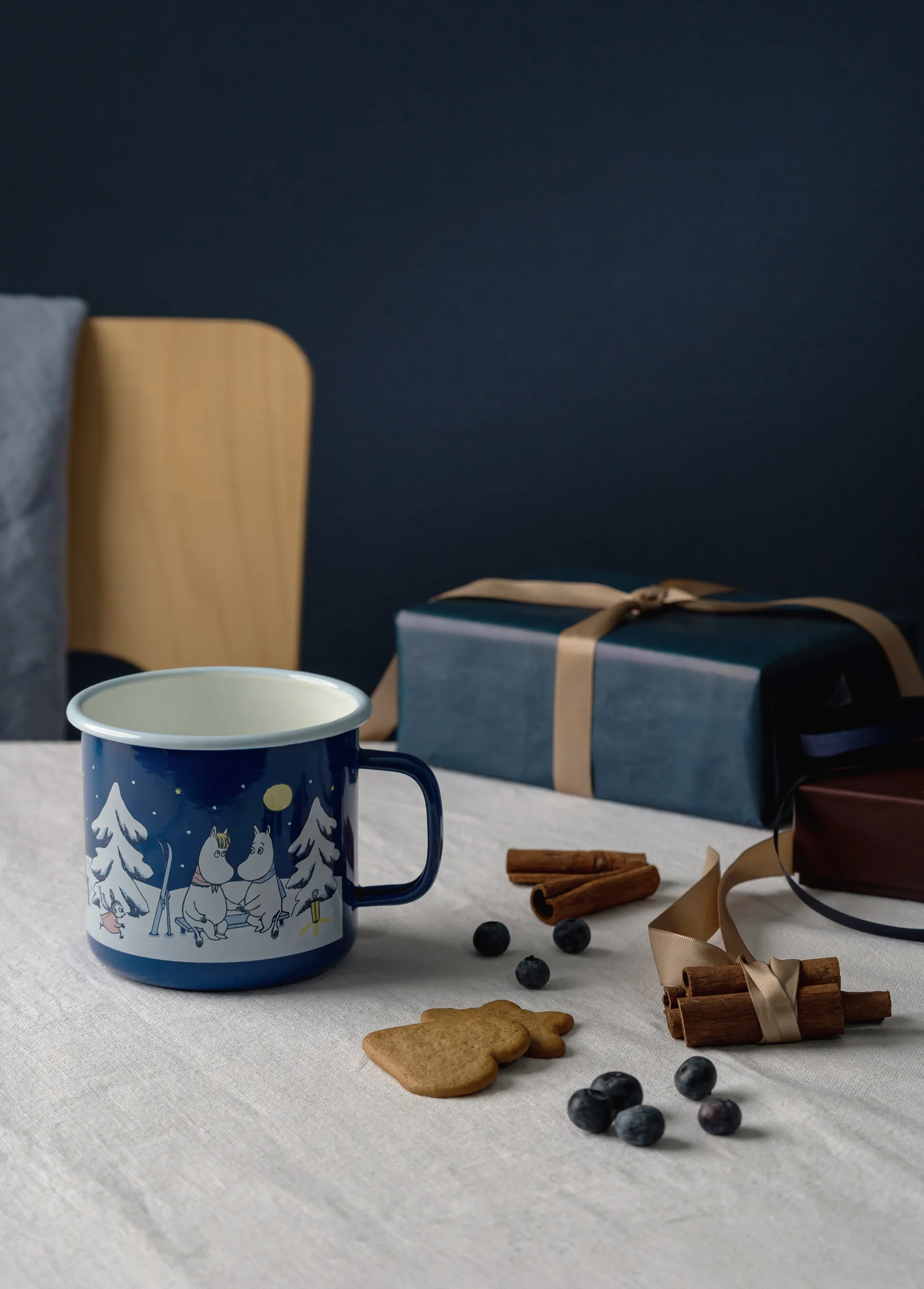 Moomin Emaillebecher 80 cl, Starry night Muurla