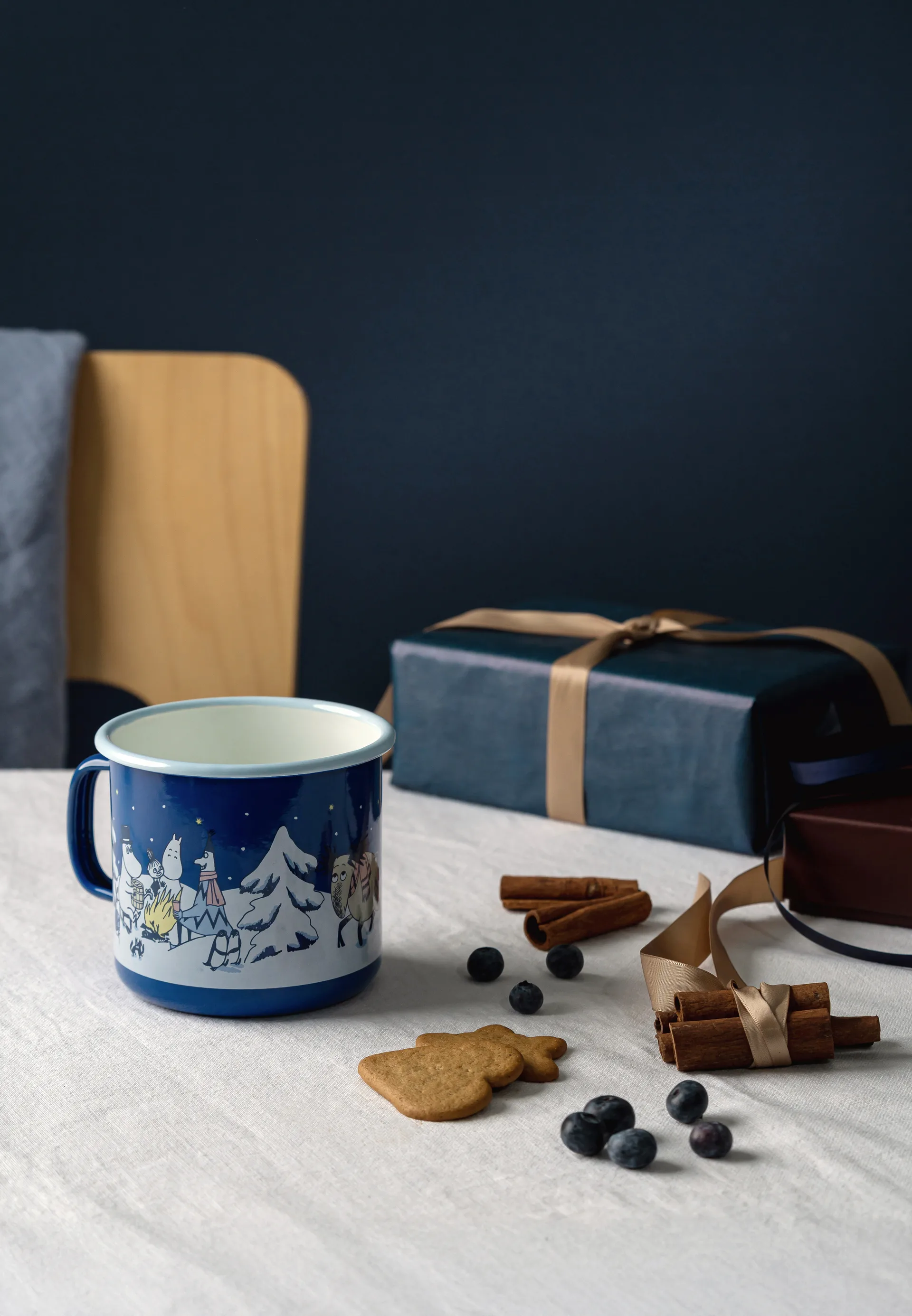 Moomin Emaillebecher 80 cl, Starry night Muurla