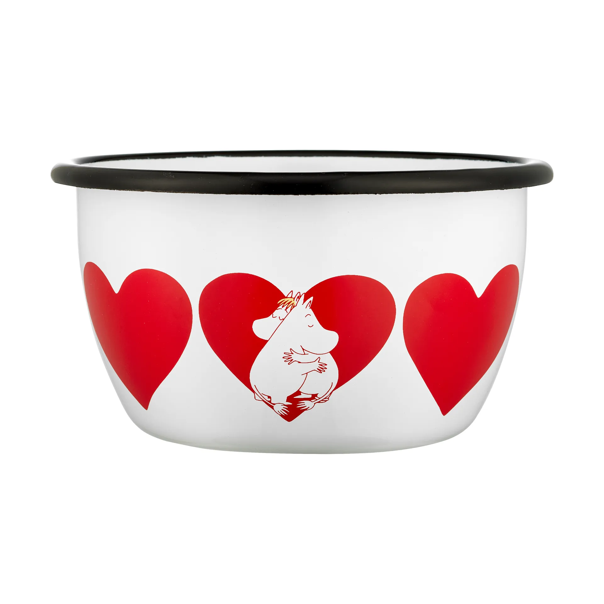 Moomin Emailleschale 60 cl, Heart Muurla