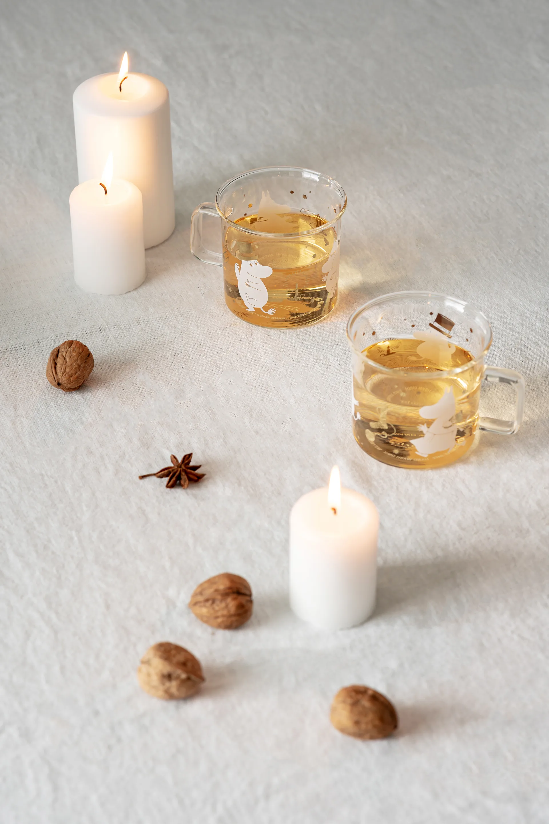Moomin Glastasse 35 cl, Sparkling stars Muurla