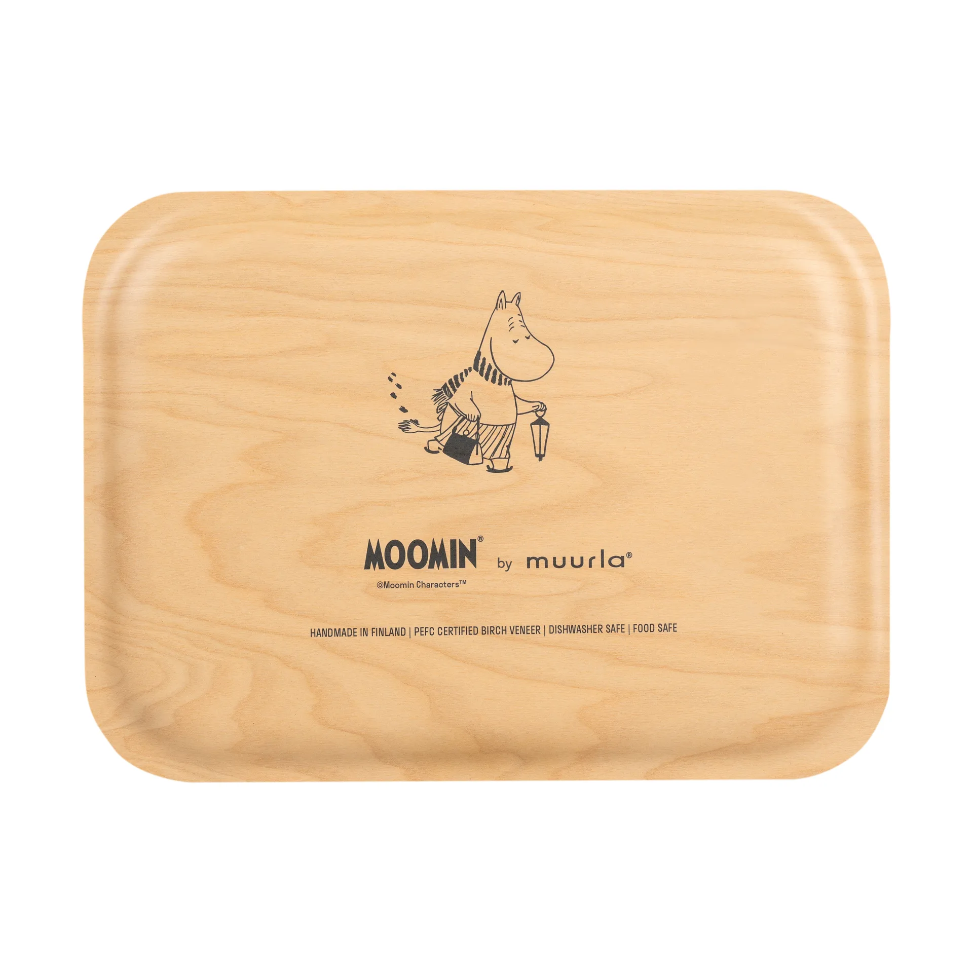 Moomin Tablett 20x27 cm, Let it snow Muurla