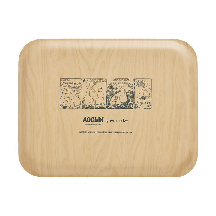 Moomin Tablett 28x36 cm, Flower field Muurla